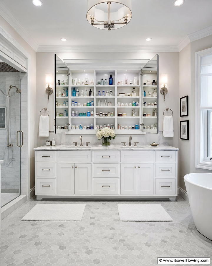 Customized Medicine Cabinets Discreet Storage - 21 Bathroom Organization Ideas for a Clutter-Free Morning Routine