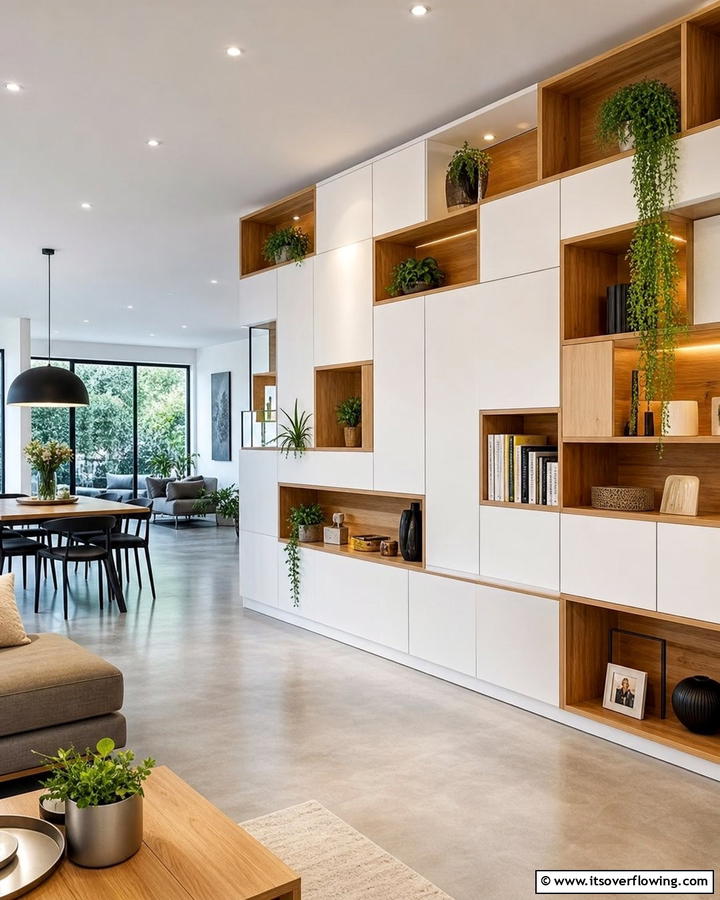 Customized Modular Storage - 21 Floor to Ceiling Cabinets Ideas for Modern Home Storage
