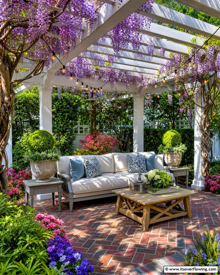 Customized Patio Pergola - 21 Small Patio Design Ideas to Create an Outdoor Oasis
