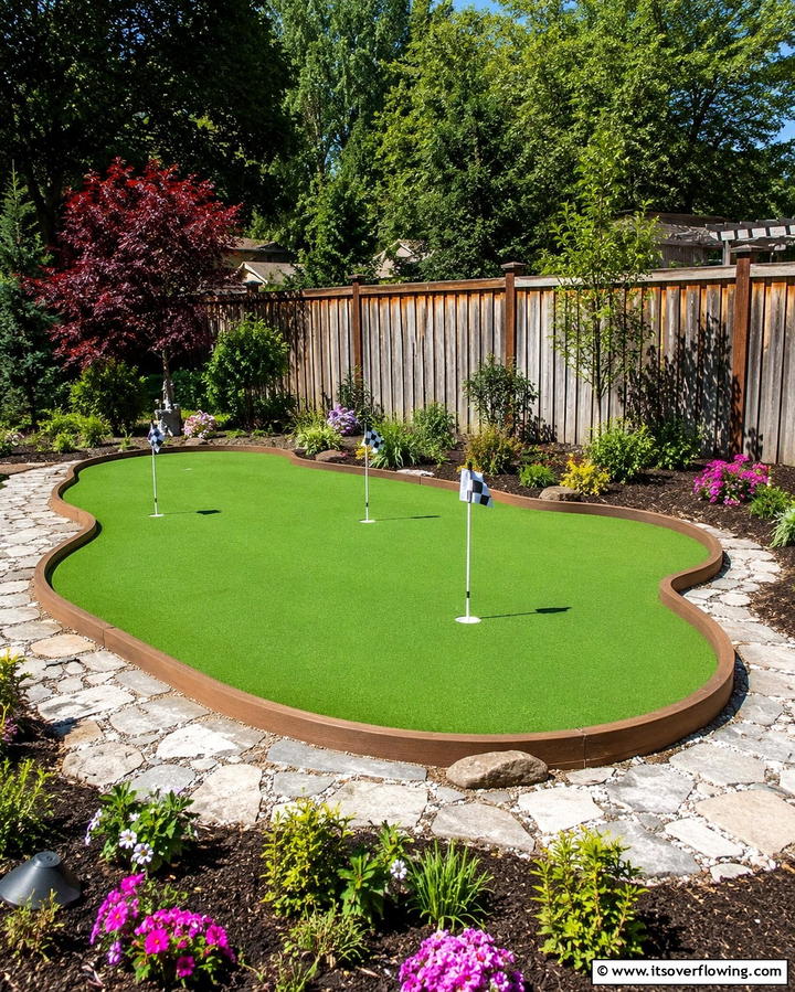 DIY Backyard Putting Green - 25 Backyard Putting Green Ideas for Golf Enthusiasts