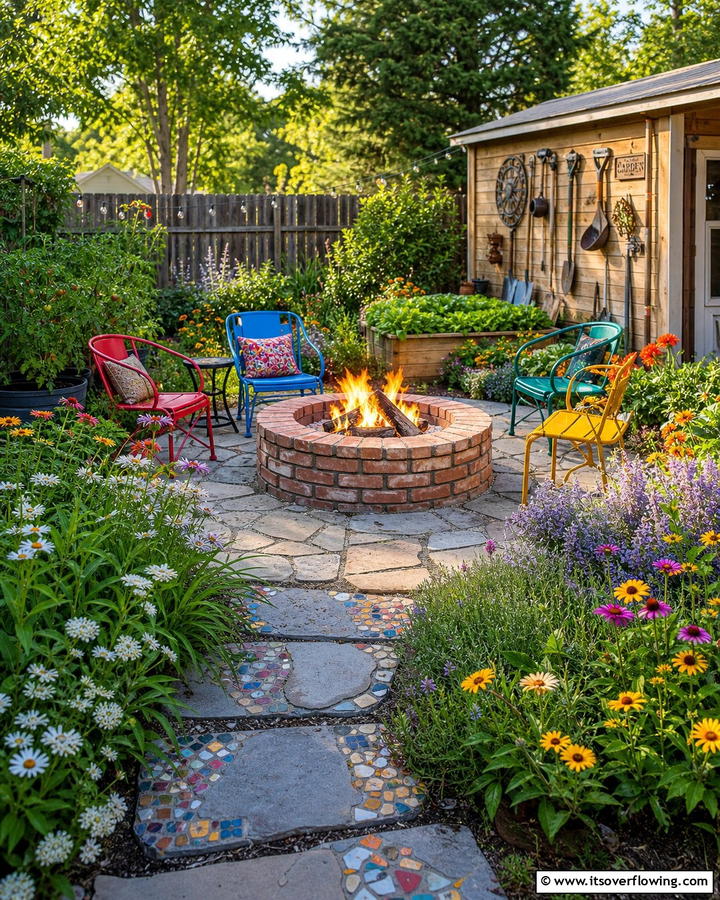 DIY Brick Fire Pit - 25 Creative Brick Fire Pit Ideas for Your Backyard