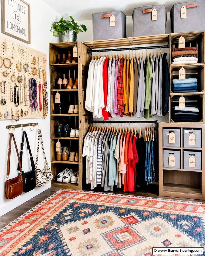 DIY Closet Organization - 21 Clever Closet Ideas for Maximized Home Organization