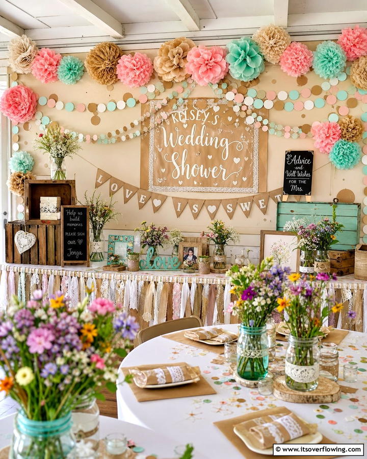 DIY Craft Decorations Wedding Shower - 21 Fun Wedding Shower Ideas to Celebrate the Couple
