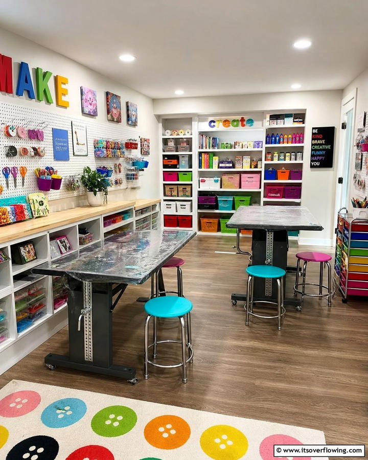 DIY Craft Workshop - 21 Kids Room Ideas for Playful and Functional Spaces