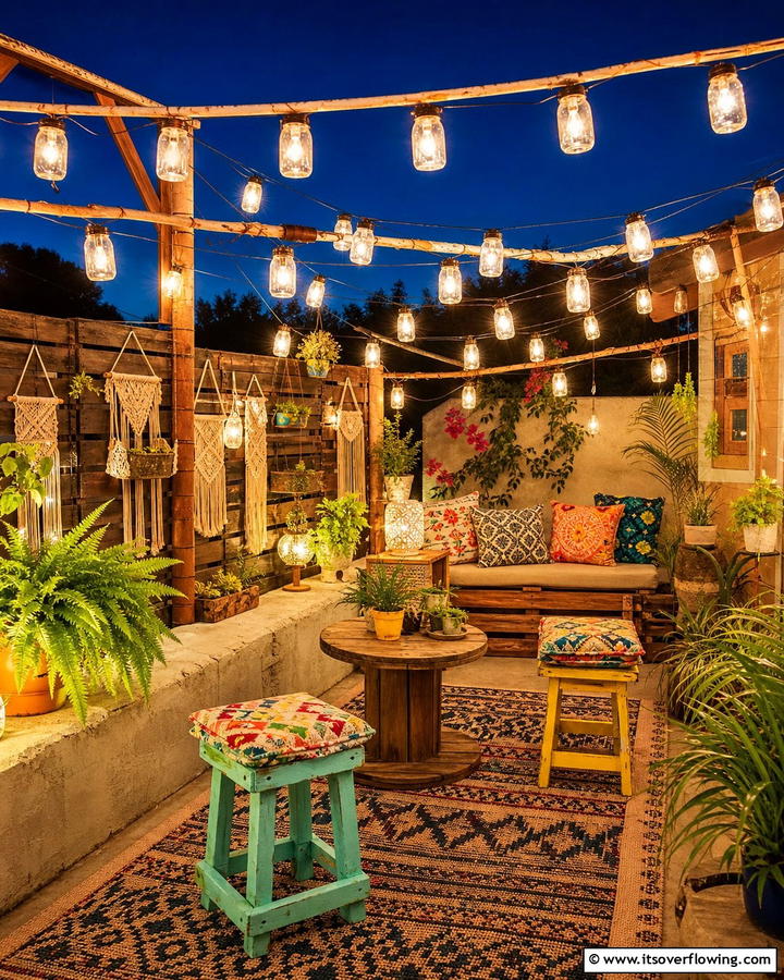DIY Customizable String Designs - 21 Patio String Light Arrangements for Magical Outdoor Ambiance