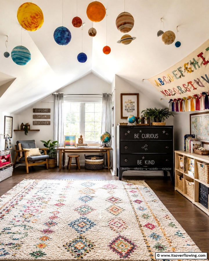 DIY Educational Decor - 30 Homeschool Room Ideas- Functional Learning Spaces at Home