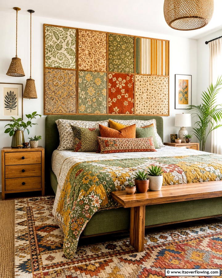 DIY Fabric Art - 21 Bedroom Wall Decor Ideas to Elevate Your Personal Sanctuary