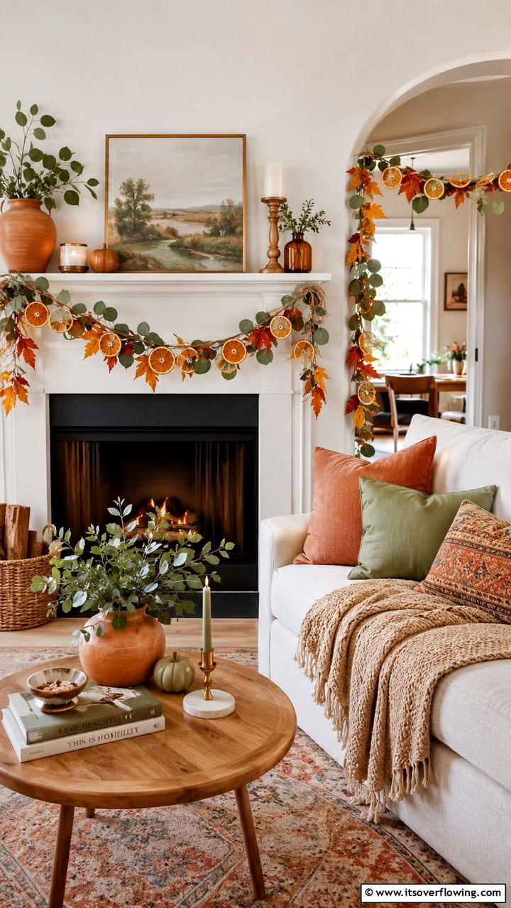 DIY Fall Garland Craft - 30 Friendsgiving Decor Ideas for Festive Gatherings