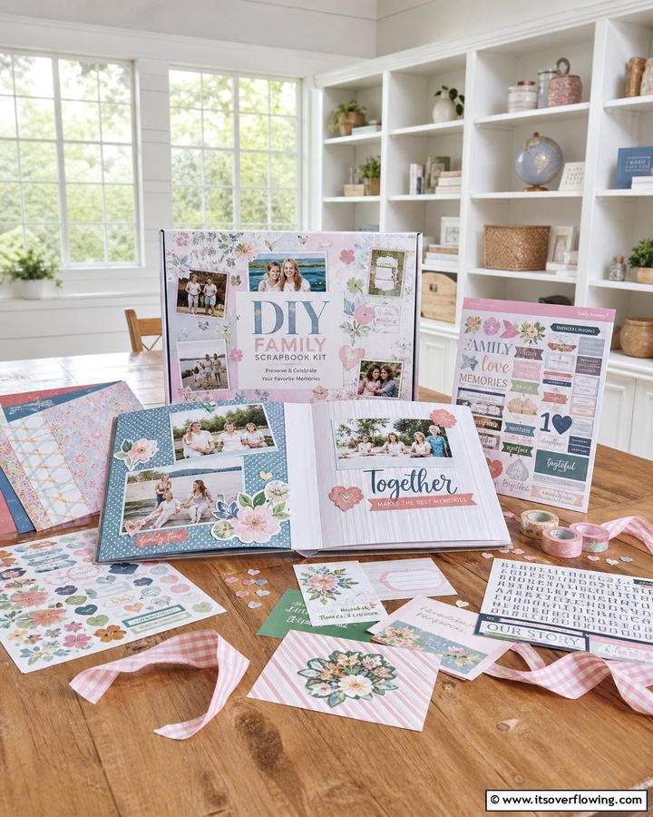 DIY Family Scrapbook Kit - 21 Thoughtful Family Gift Ideas for Every Occasion