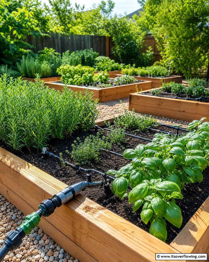DIY Irrigation Herb System - 21 Herb Garden Ideas to Cultivate Fresh Flavors at Home