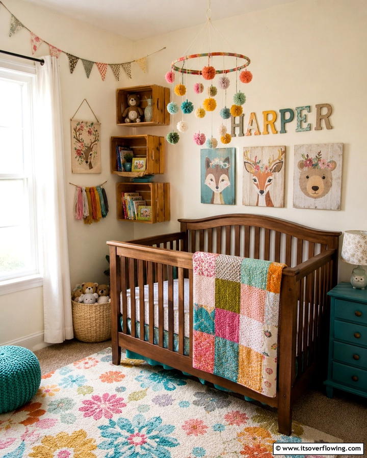 DIY Nursery Crafts - 30 Small Nursery Ideas for Adorable Compact Spaces