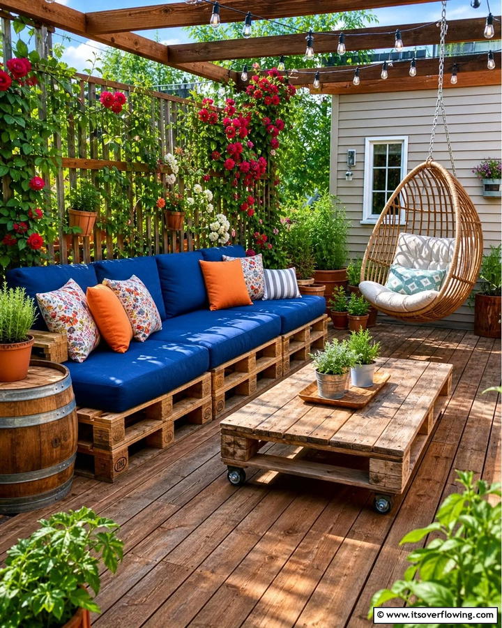 DIY Outdoor Furniture - 21 Outdoor Decor Ideas to Refresh Your Patio or Garden