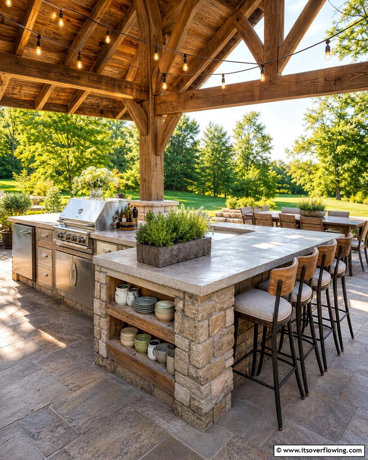 DIY Outdoor Kitchen - 21 Backyard Ideas for Functional and Beautiful Outdoor Spaces