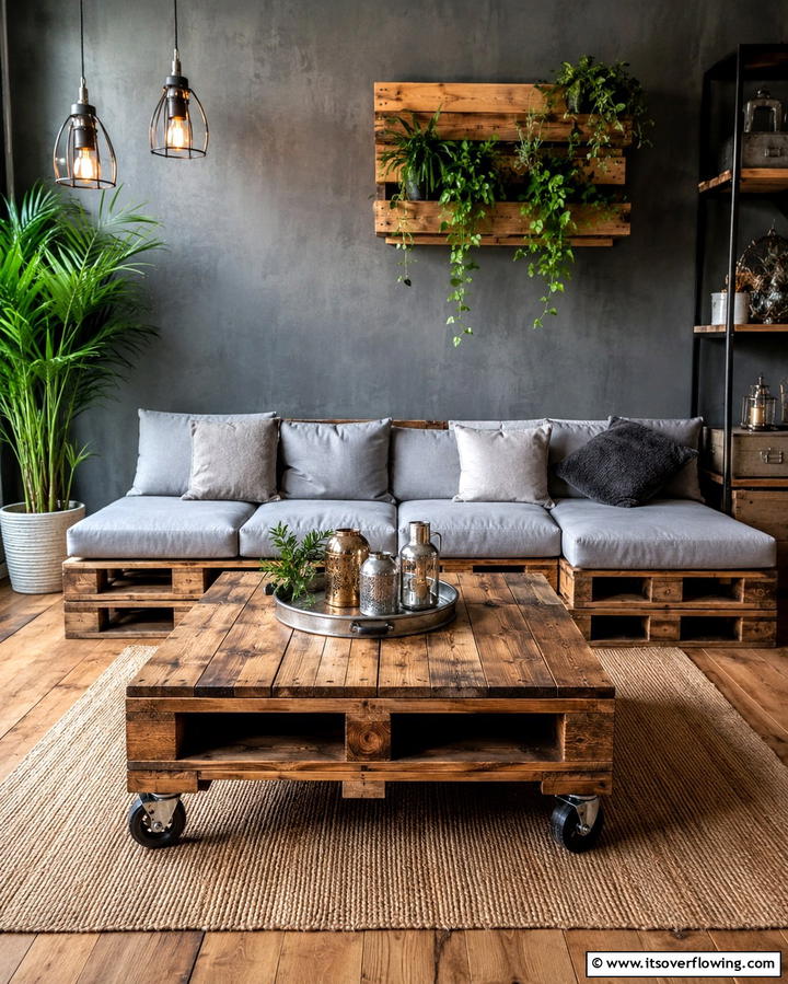 DIY Pallet Furniture - 25 Grunge Aesthetic Room Decor Ideas for a Unique Look