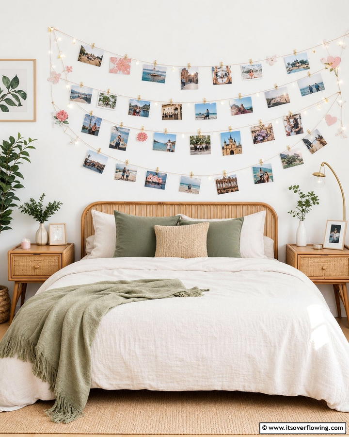 DIY Photo Garland - 20 Photo Storage Ideas to Organize Your Memories