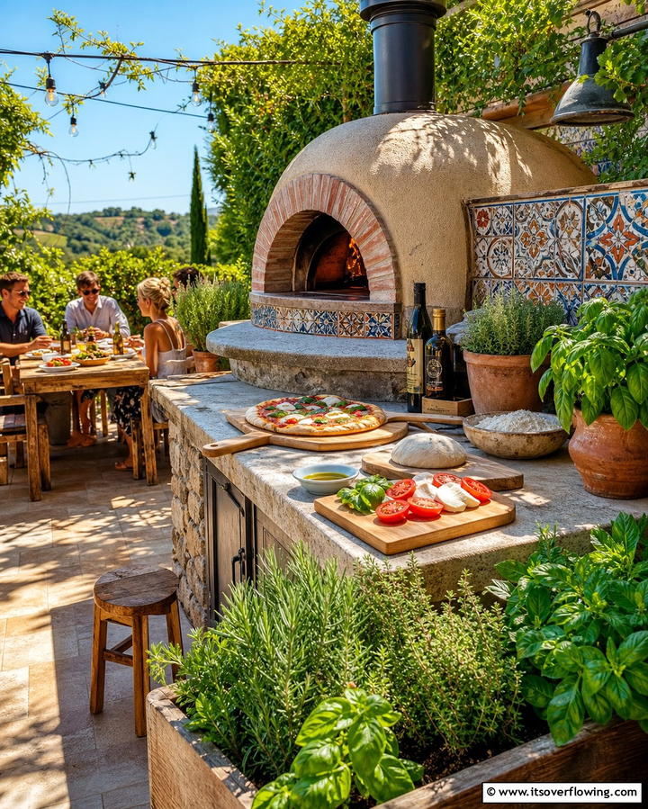 DIY Pizza Oven - 25 Backyard Entertainment Ideas for Fun Gatherings