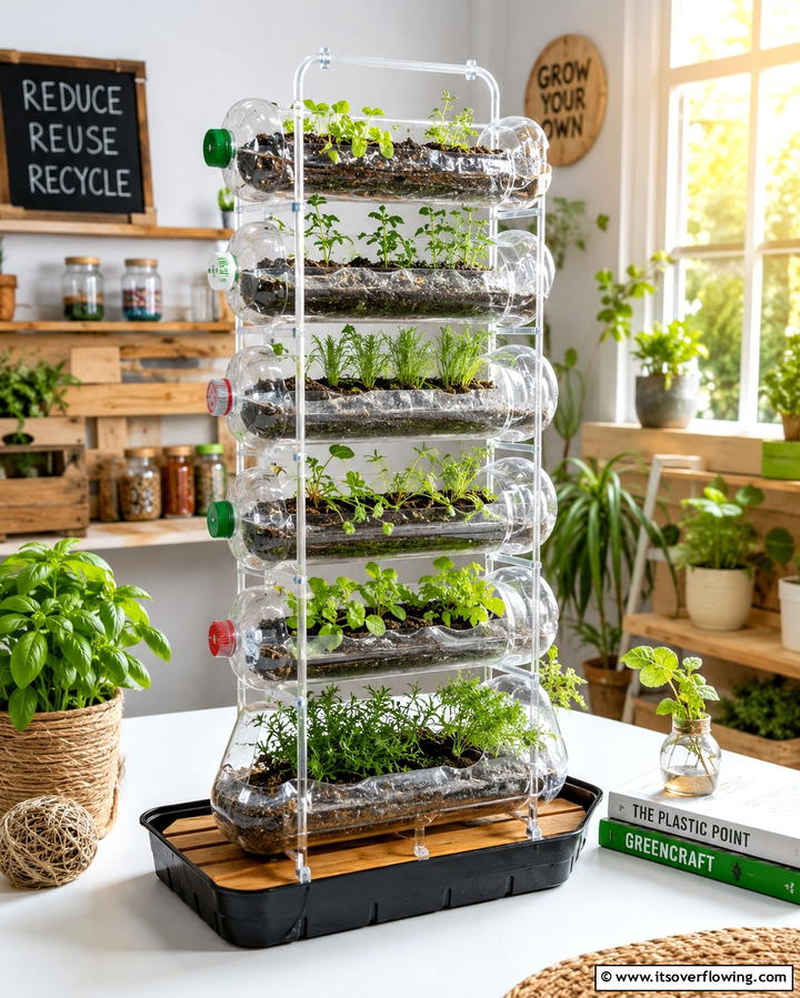 DIY Plastic Bottle Greenhouse - 20 Indoor Greenhouse Ideas for Year-Round Gardening