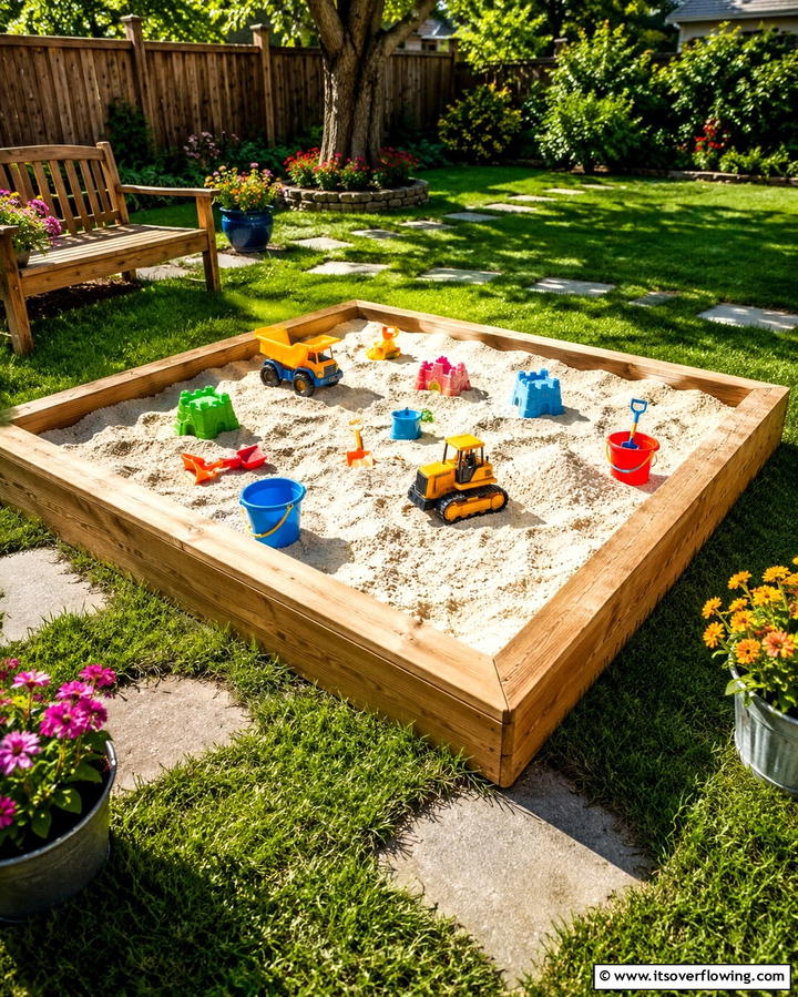 DIY Sandbox Fun - 25 Backyard Ideas for Kids to Create Fun Outdoor Spaces
