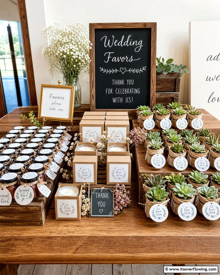DIY Wedding Favors - 25 Casual Wedding Ideas for a Relaxed and Intimate Celebration