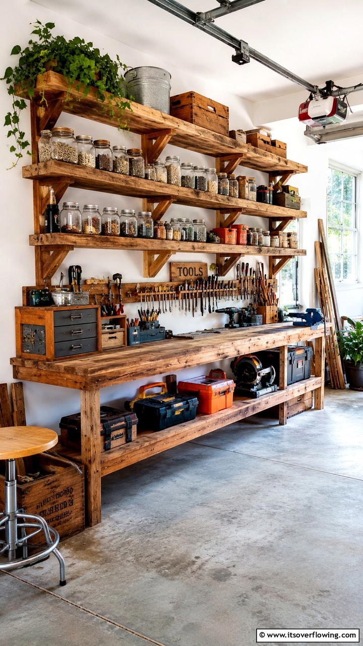 DIY Wooden Shelves - 30 Garage Shelving Ideas for Clutter-Free Storage