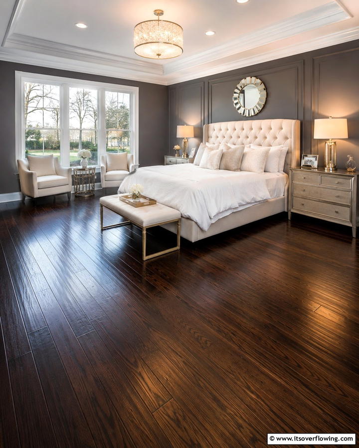 Dark Stained Wood FloorsExact - 30 Modern Wood Floor Design Ideas for Stylish Homes