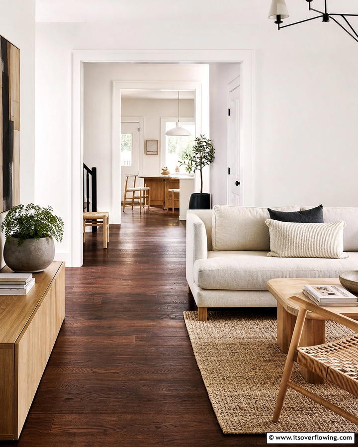 Dark Walnut Floors in Scandinavian Inspired Spaces - 25 Dark Walnut Floors for Rooms with Timeless Appeal