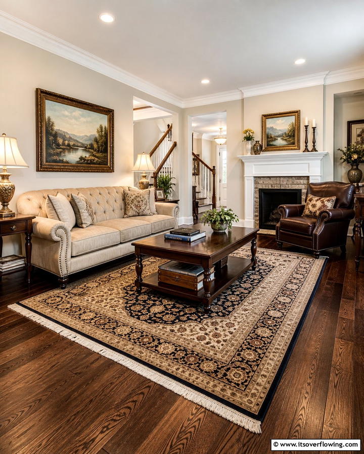 Dark Walnut Floors in Traditional Homes - 25 Dark Walnut Floors for Rooms with Timeless Appeal
