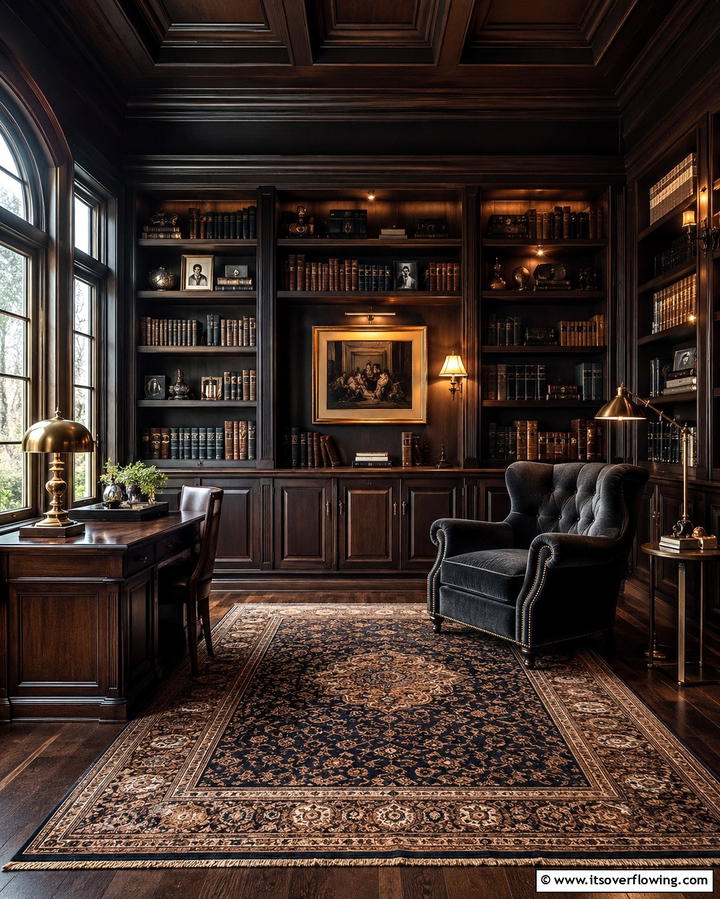 Dark Wood Accents - 25 Grunge Aesthetic Room Decor Ideas for a Unique Look