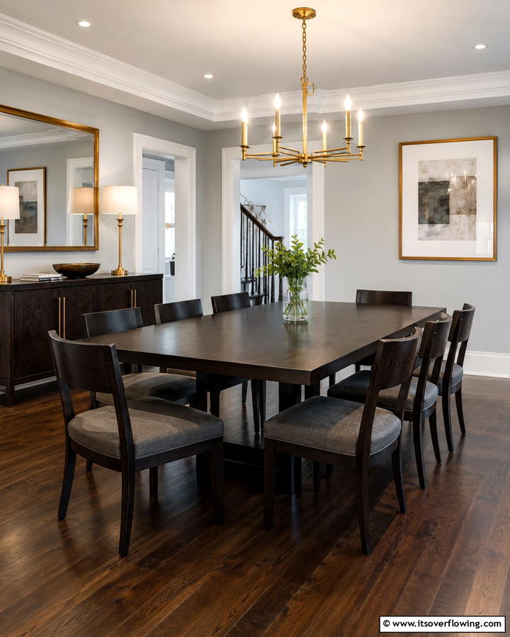 Dark Wood Furniture - 25 Masculine Dining Room Ideas for Modern Men