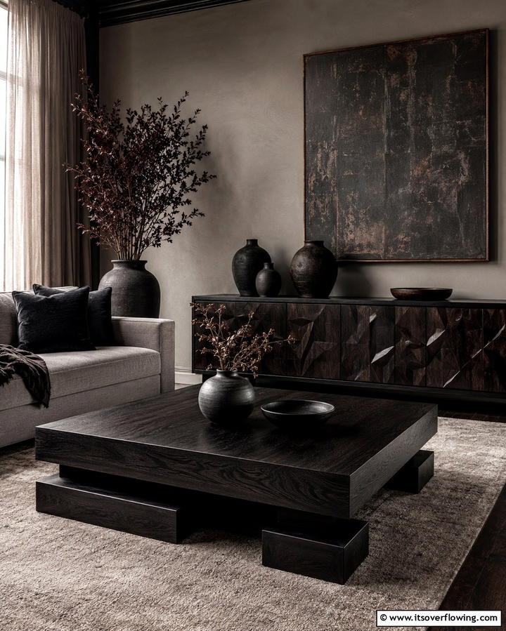 Dark Wood Furniture for Timeless Appeal - 25 Gothic Boho Decor Ideas for a Unique and Eclectic Style