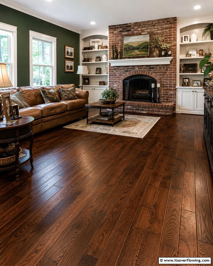 Dark and Dramatic Wood Floors - 25 Wood Floor Design Ideas for a Stunning Home