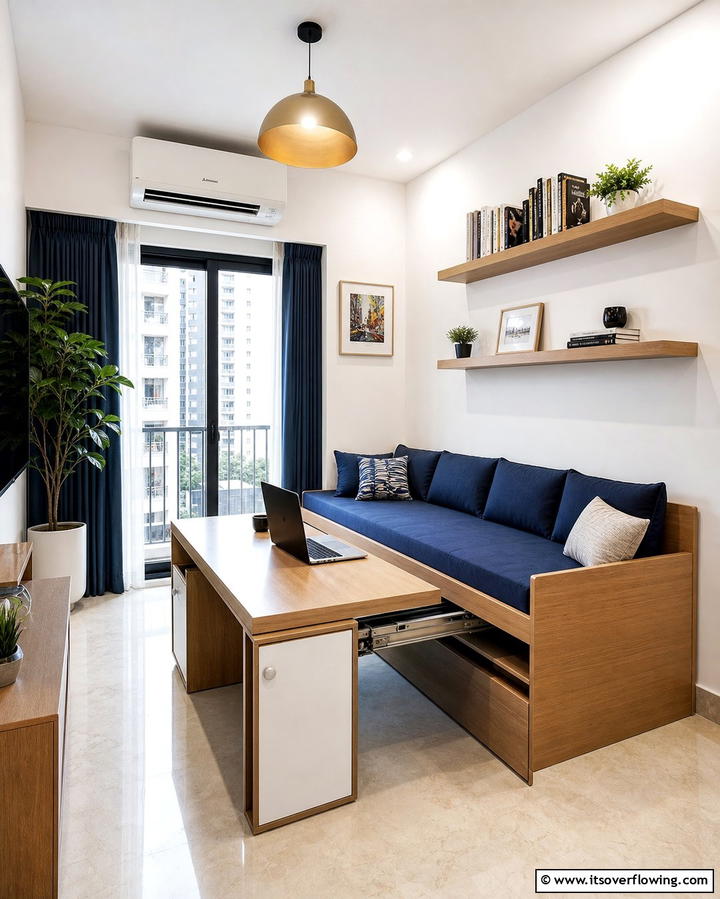 Daybed with Slide Out Desk - 25 Daybed Ideas for Small Spaces to Maximize Comfort