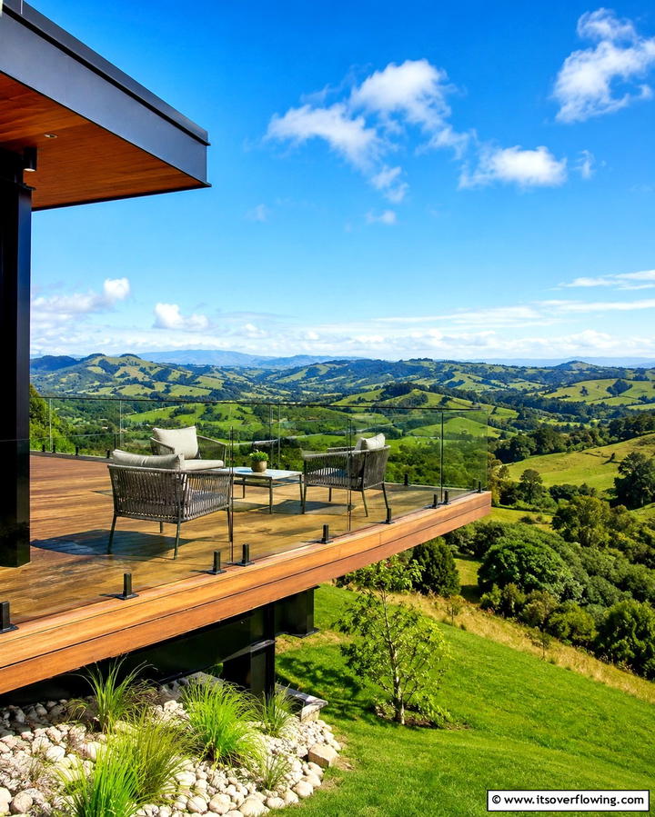 Decks with Glass Railings - 25 Wood Deck Ideas for Outdoor Living Spaces
