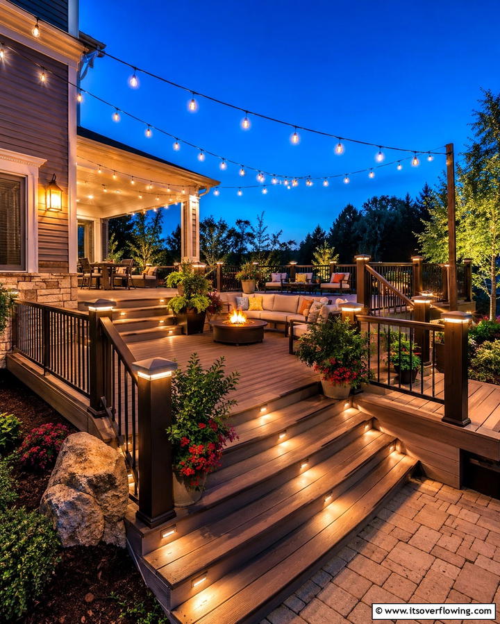 Decks with Outdoor Lighting for Ambiance - 30 Large Deck Ideas for Expansive Outdoor Living Spaces