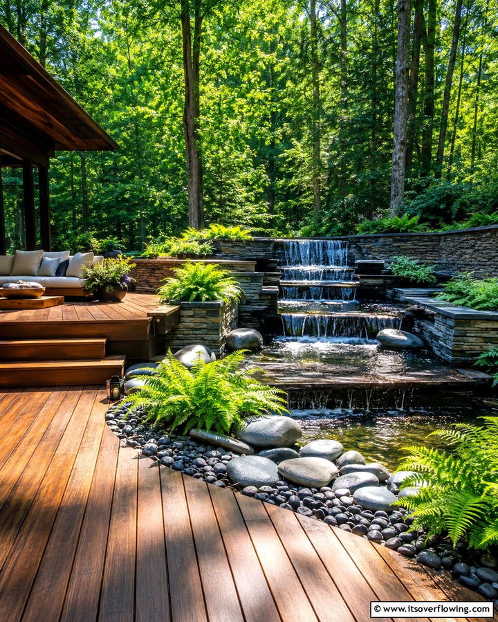 Decks with Water Features - 25 Wood Deck Ideas for Outdoor Living Spaces