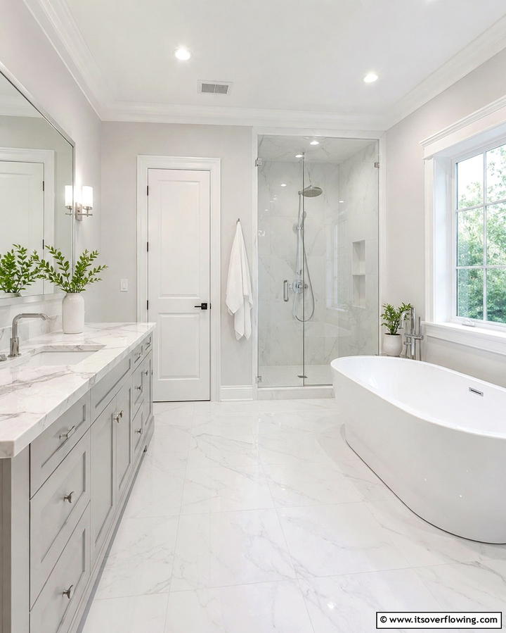 Declutter for a Spacious Feel - 25 Bathroom Staging Ideas to Sell Your Home Faster