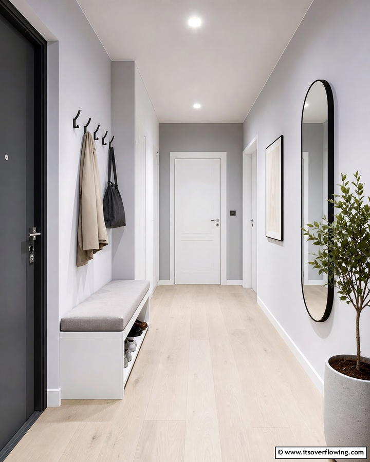 Decluttered Entryways - 21 Minimalist Apartment Ideas to Maximize Small Spaces