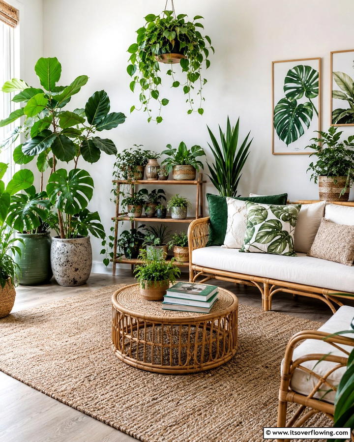 Decorate with Indoor Plants - 25 Eclectic Interior Design Ideas for Unique Homes