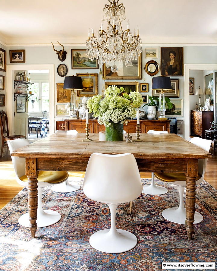 Decorate with Vintage Finds - 30 Eclectic Bohemian Maximalist Decor Ideas for Vibrant Homes