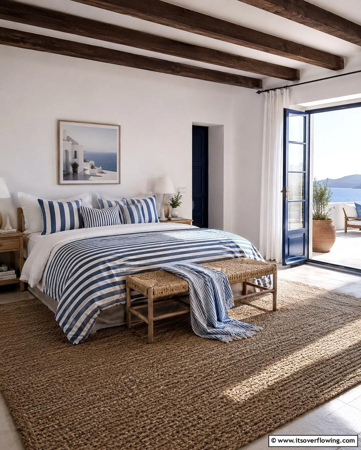 Decorating with Olive Tree Branches - 25 Greek Bedroom Design Ideas for a Mediterranean Feel