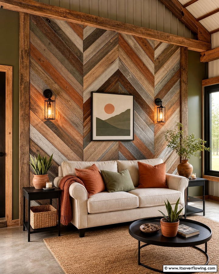 Decorative Accent Walls - 25 Pole Barn Interior Ideas for a Versatile Space