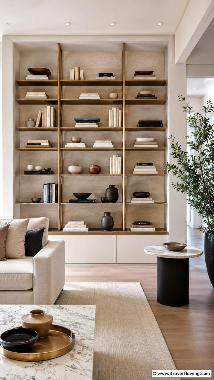 Decorative Book Stacking - 30 Creative Bookshelf Decor Ideas for Organized Living Spaces