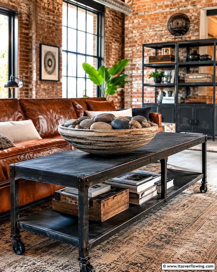 Decorative Bowls for Impact - 25 Sofa Table Decor Ideas to Elevate Your Space