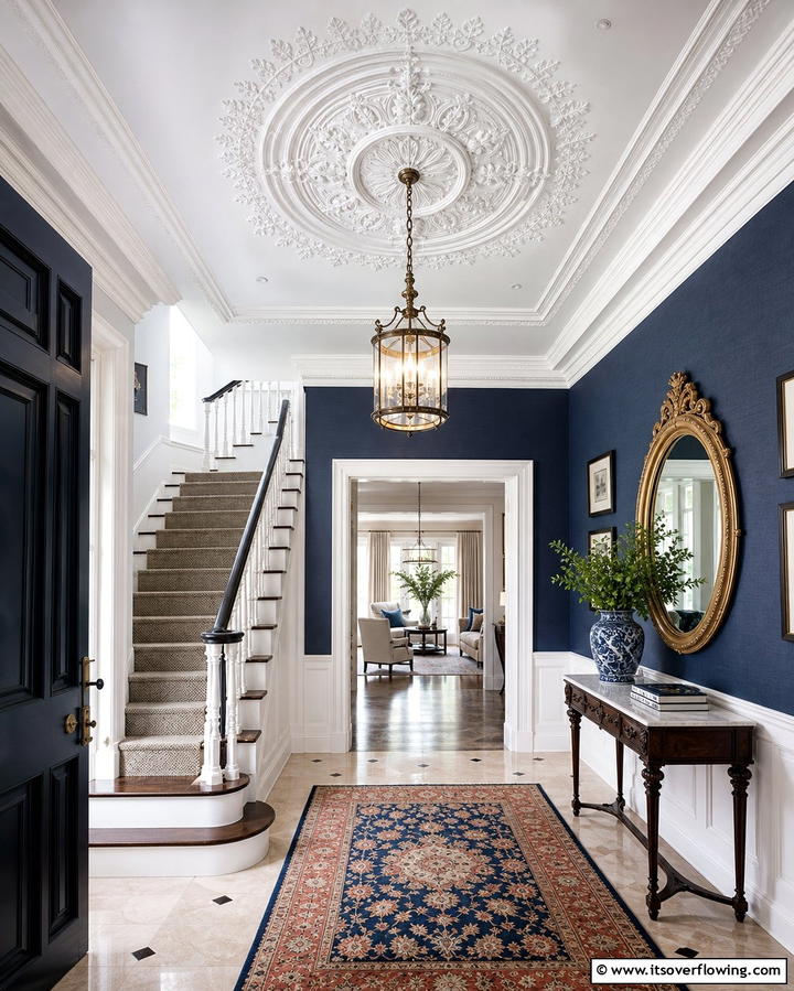 Decorative Ceiling Medallions - 25 Traditional Interior Design Ideas for Classic Homes