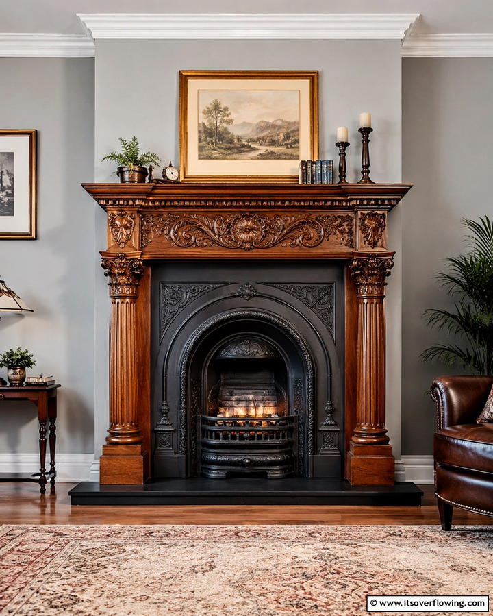 Decorative Fireplaces - 25 Victorian Bedroom Ideas for Timeless Elegance