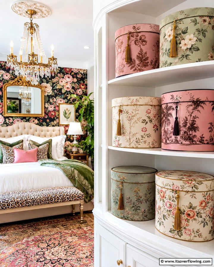 Decorative Hat Box - 30 Smart Hat Storage Ideas to Declutter Your Home