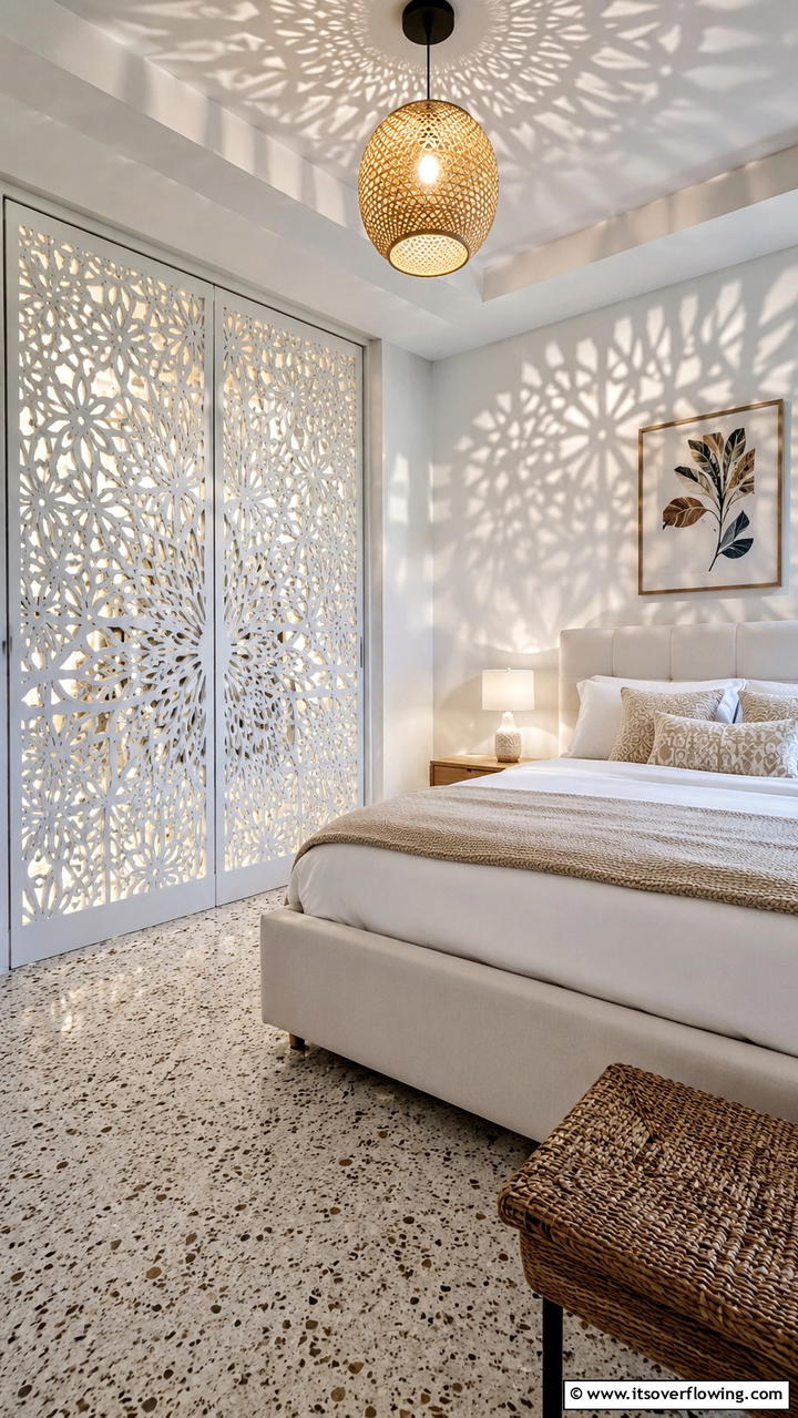 Decorative Laser Cut Door - 30 Closet Door Ideas to Enhance Style and Functionality