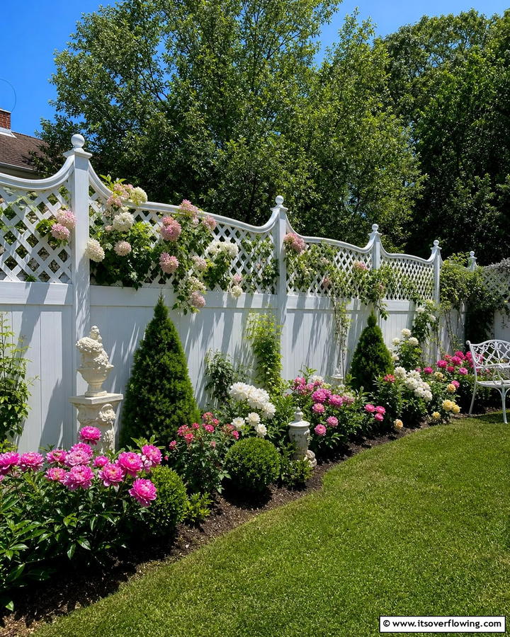 Decorative Lattice Fence Toppers - 20 Lattice Fence Ideas for a Stylish and Functional Garden