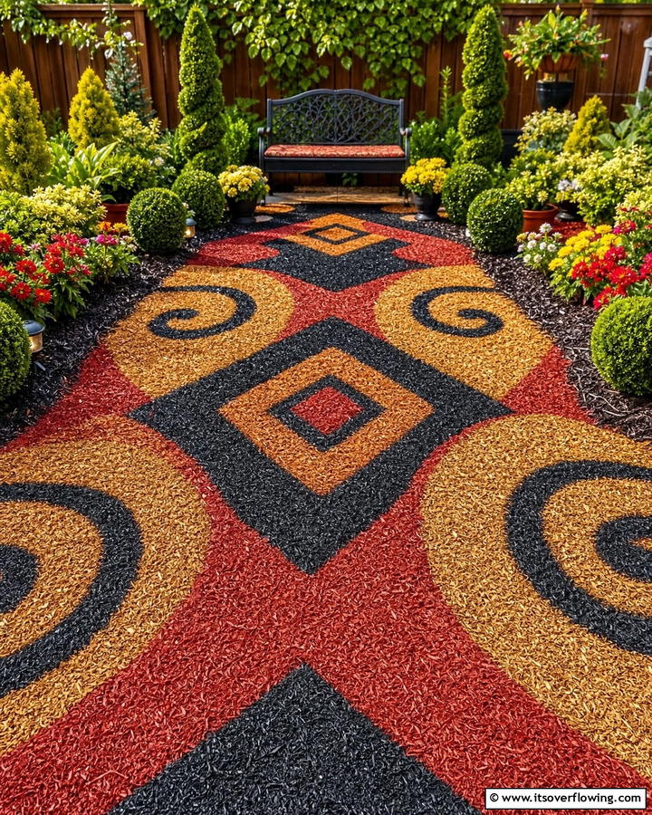 Decorative Mulch Patio - 20 Mulch Patio Ideas for a Low-Maintenance Outdoor Space