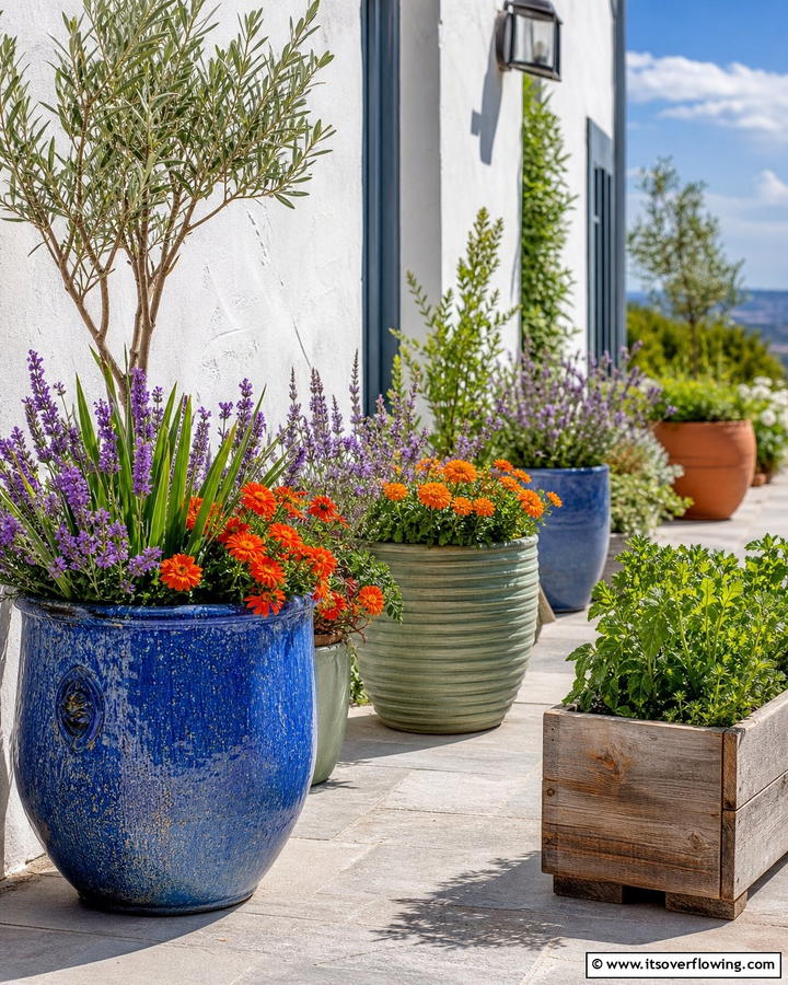 Decorative Planters - 21 Outdoor Decor Ideas to Refresh Your Patio or Garden